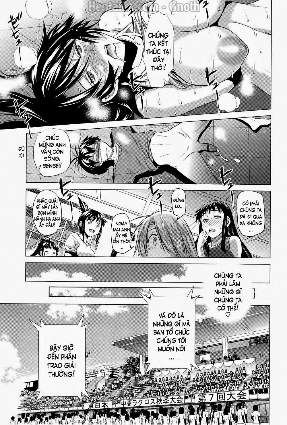 Những cô nàng ở clb bóng vợt + Sau 2 năm Chapter 6 - Page 38