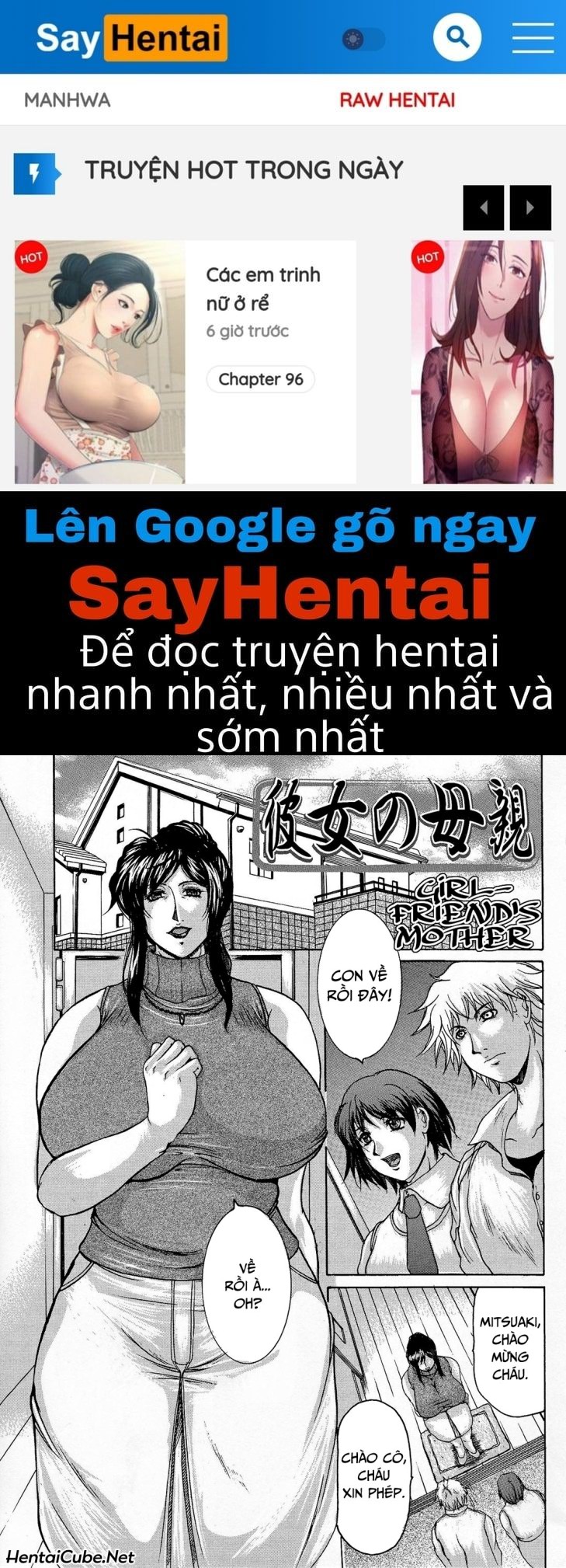 Những người mẹ hàng khủng Chap 03 - Mẹ của bạn gái - Page 1