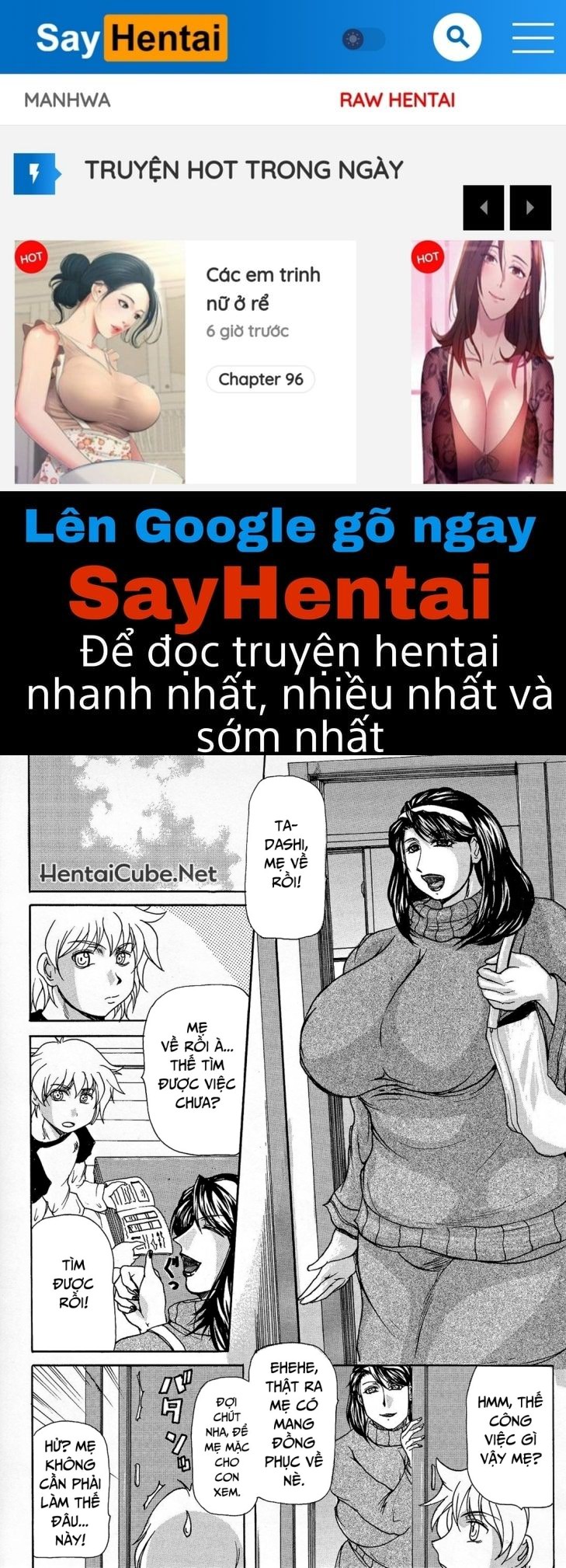 Những người mẹ hàng khủng Chap 07 - Mẹ làm ở tiệm coffee hầu gái á? - Page 1