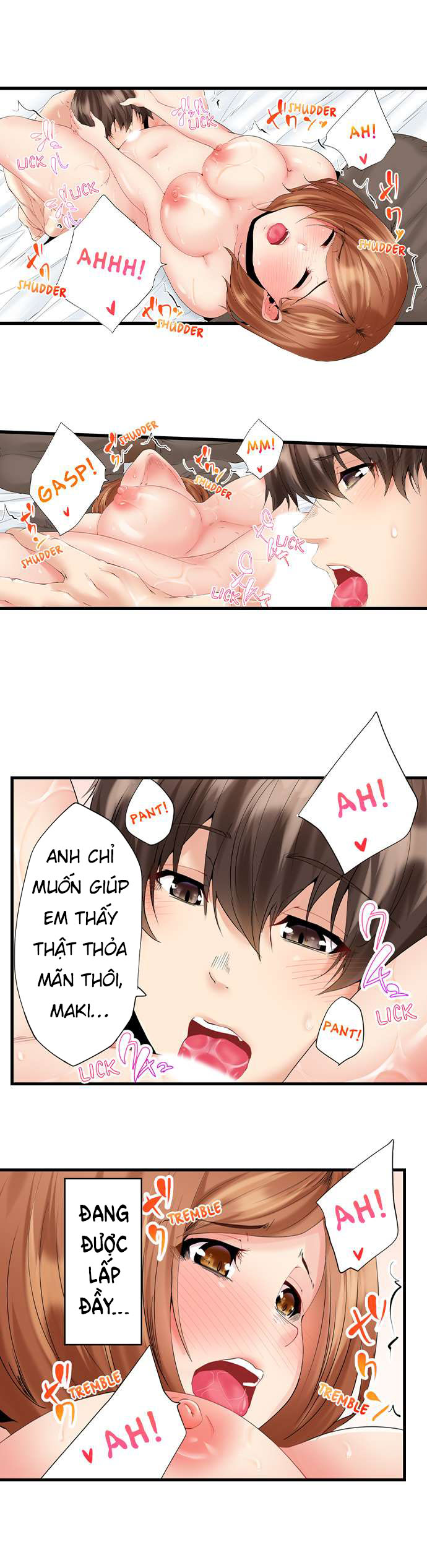 NTR Cô Hàng Xóm Ngay Trong Phòng Của Chồng Cô Ấy Chapter 5 - Page 9