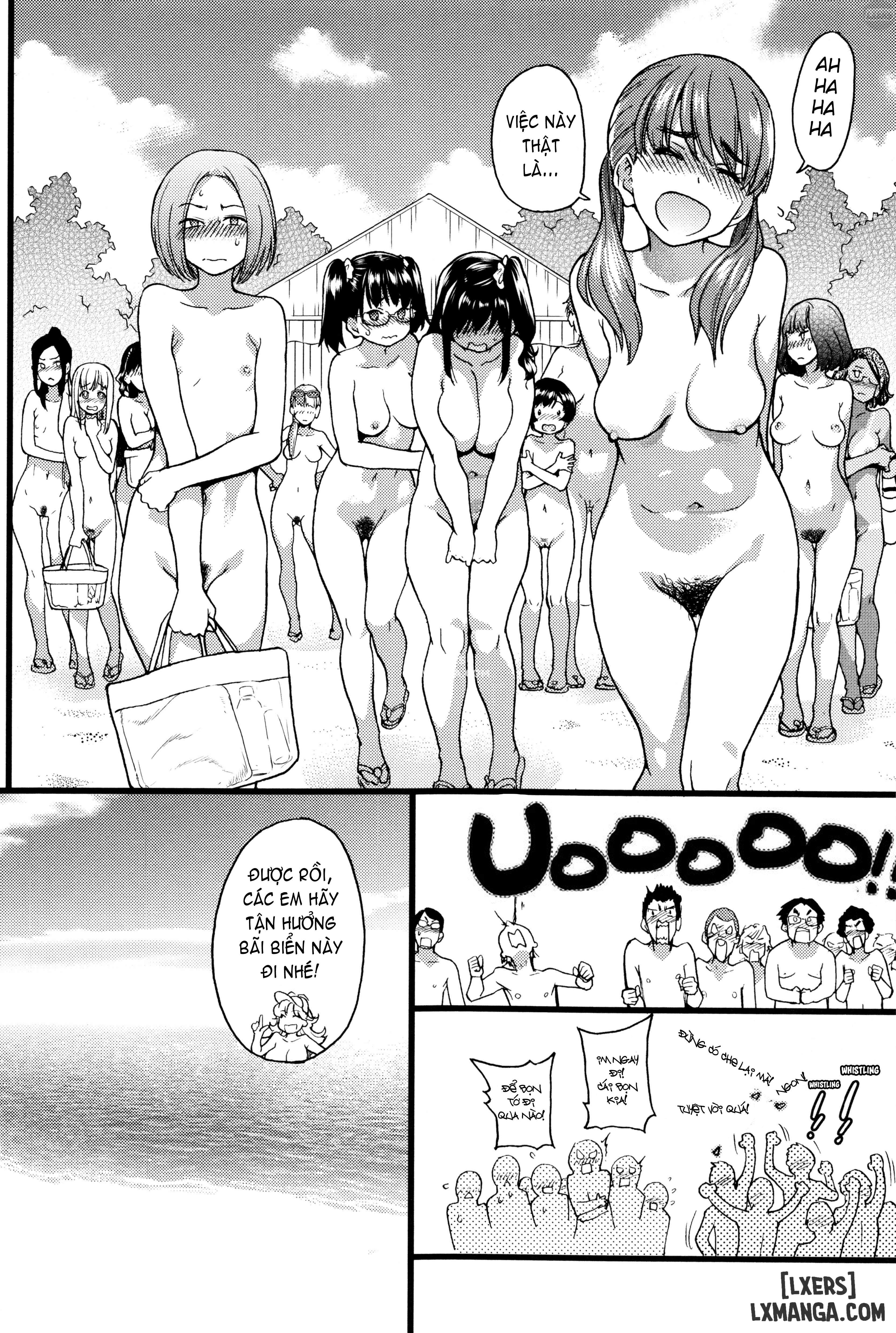 Nudist Beach ni Shuugakuryokou de Chapter 1 - Page 20