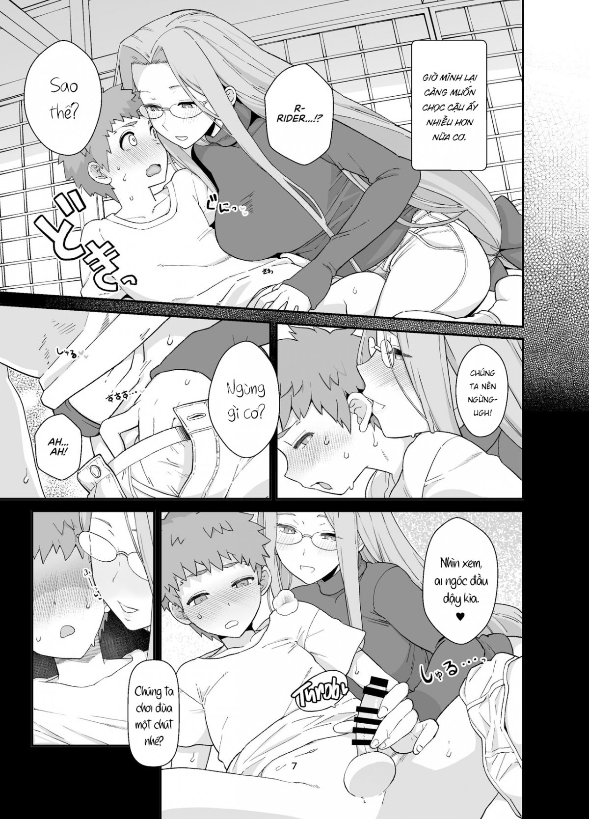 Ở nhà cùng Rider-san Oneshot - Page 9