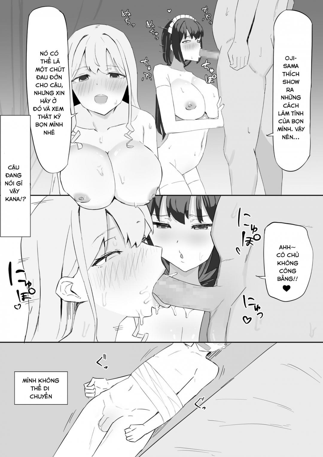 Ojou-sama to Maid o Iinazuke ni Torarete Okobore Ecchi suru Hanashi Oneshot - Page 11