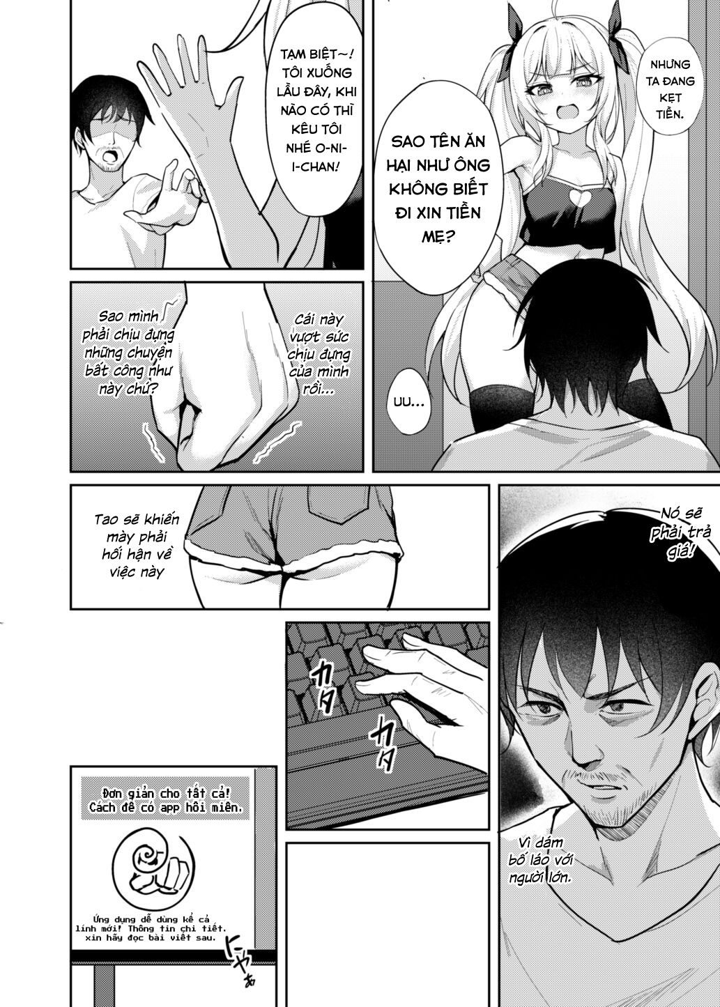 Ông chú dạy cháu gái bố láo bằng cách thôi miên. Chap 1 - Page 7