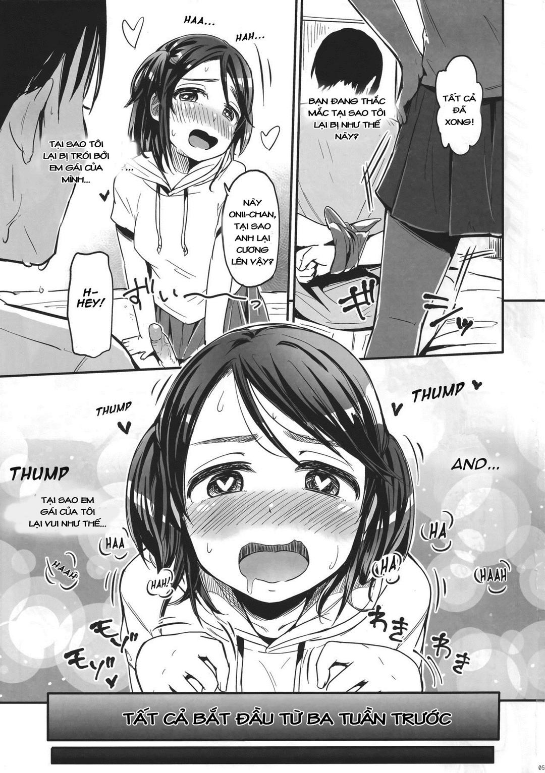 Onii-chan!? Đừng thủ dâm mà!!! Oneshot - Page 3