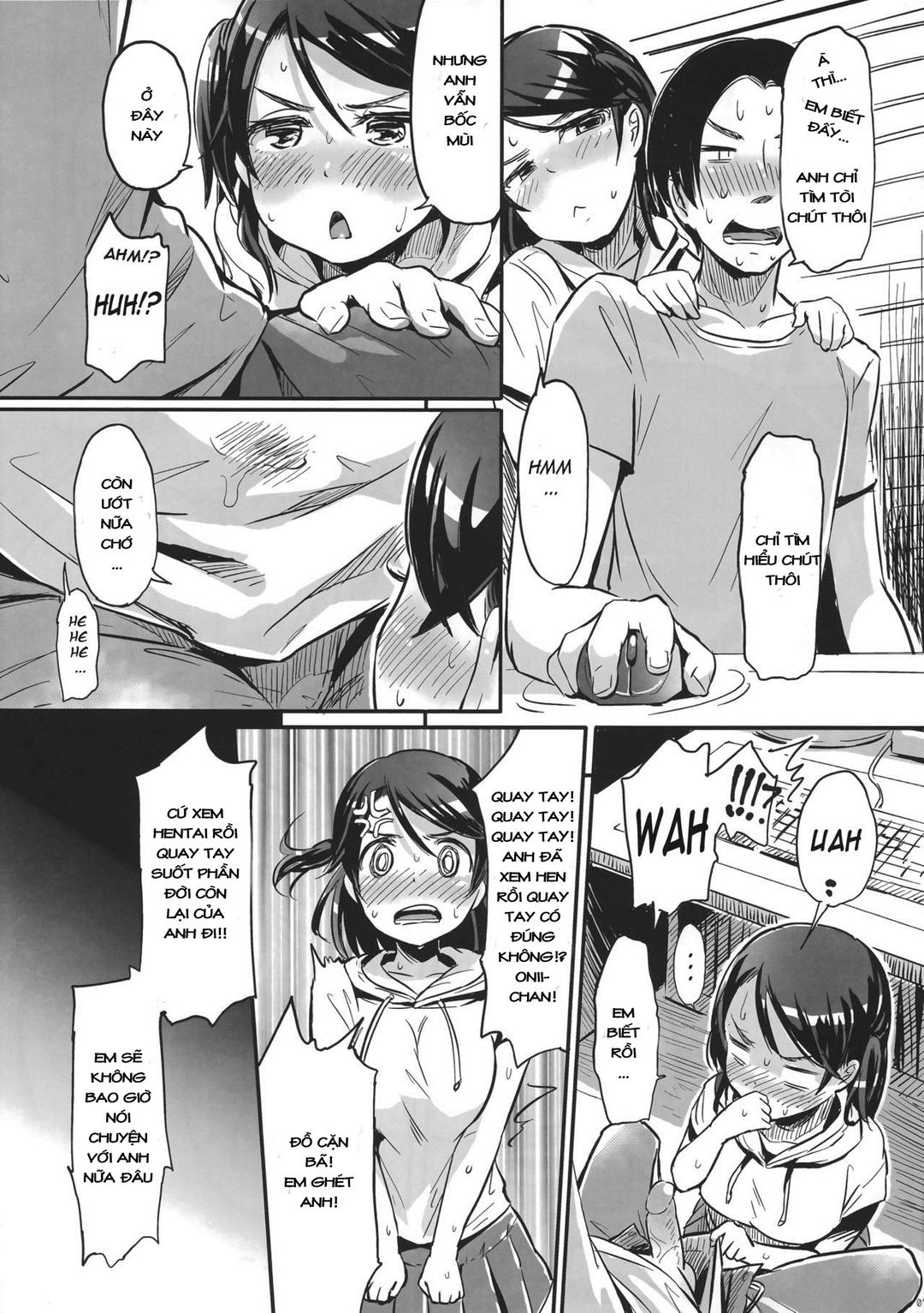 Onii-chan!? Đừng thủ dâm mà!!! Oneshot - Page 5