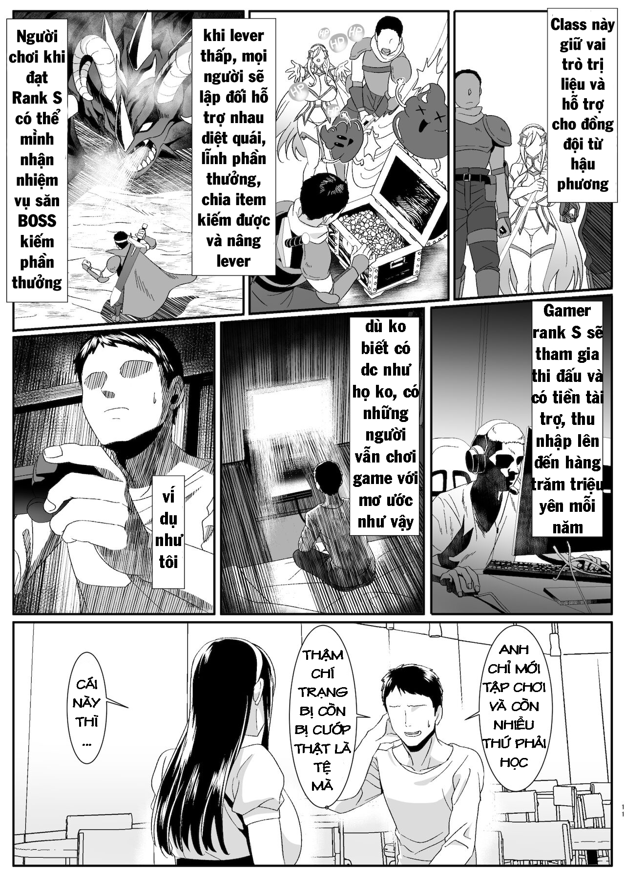 Online Game de Deatta Kanojo ga Tsuyo Player ni Netorareru Hanashi Oneshot - Page 12