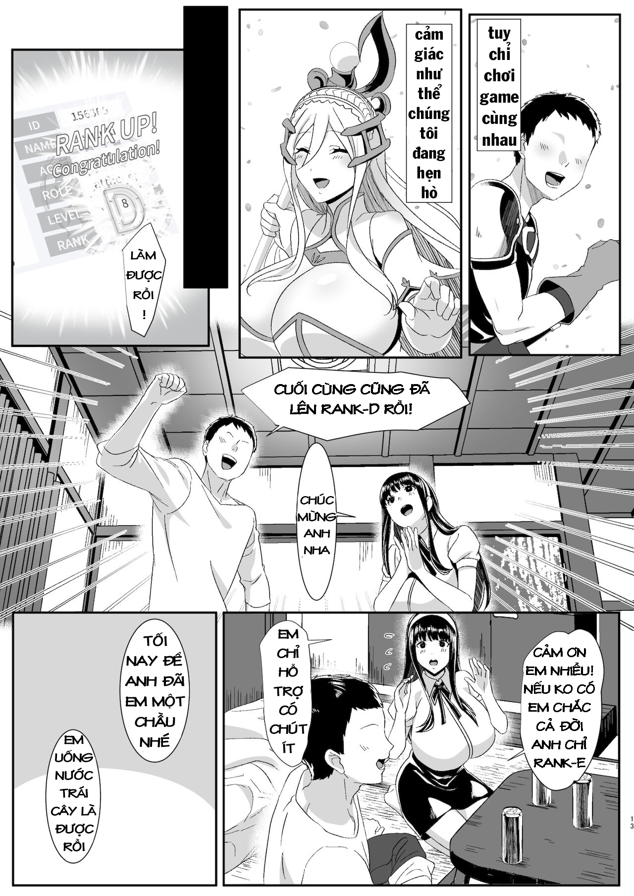 Online Game de Deatta Kanojo ga Tsuyo Player ni Netorareru Hanashi Oneshot - Page 14