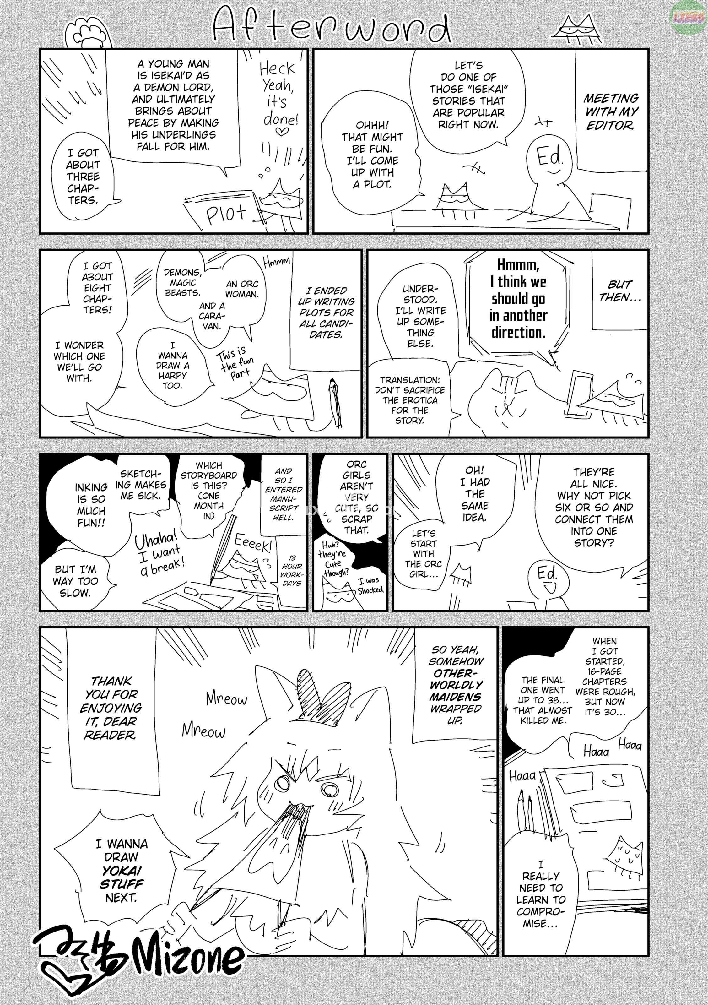 Otherworldly Maidens: Monster Girls from Another World Chapter 7 END - Page 42