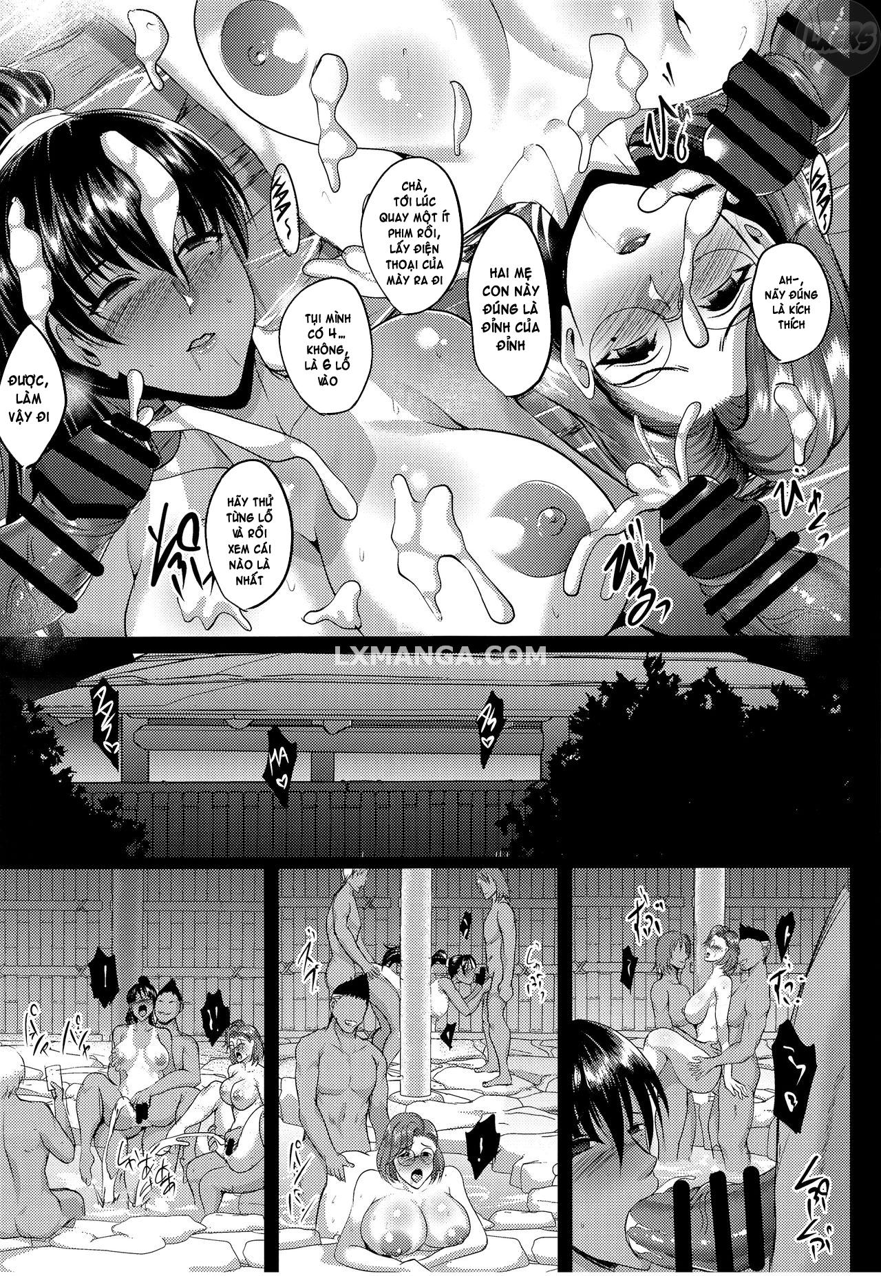 Oyako Onsen Ryokou Choukyou Kiroku Oneshot - Page 34