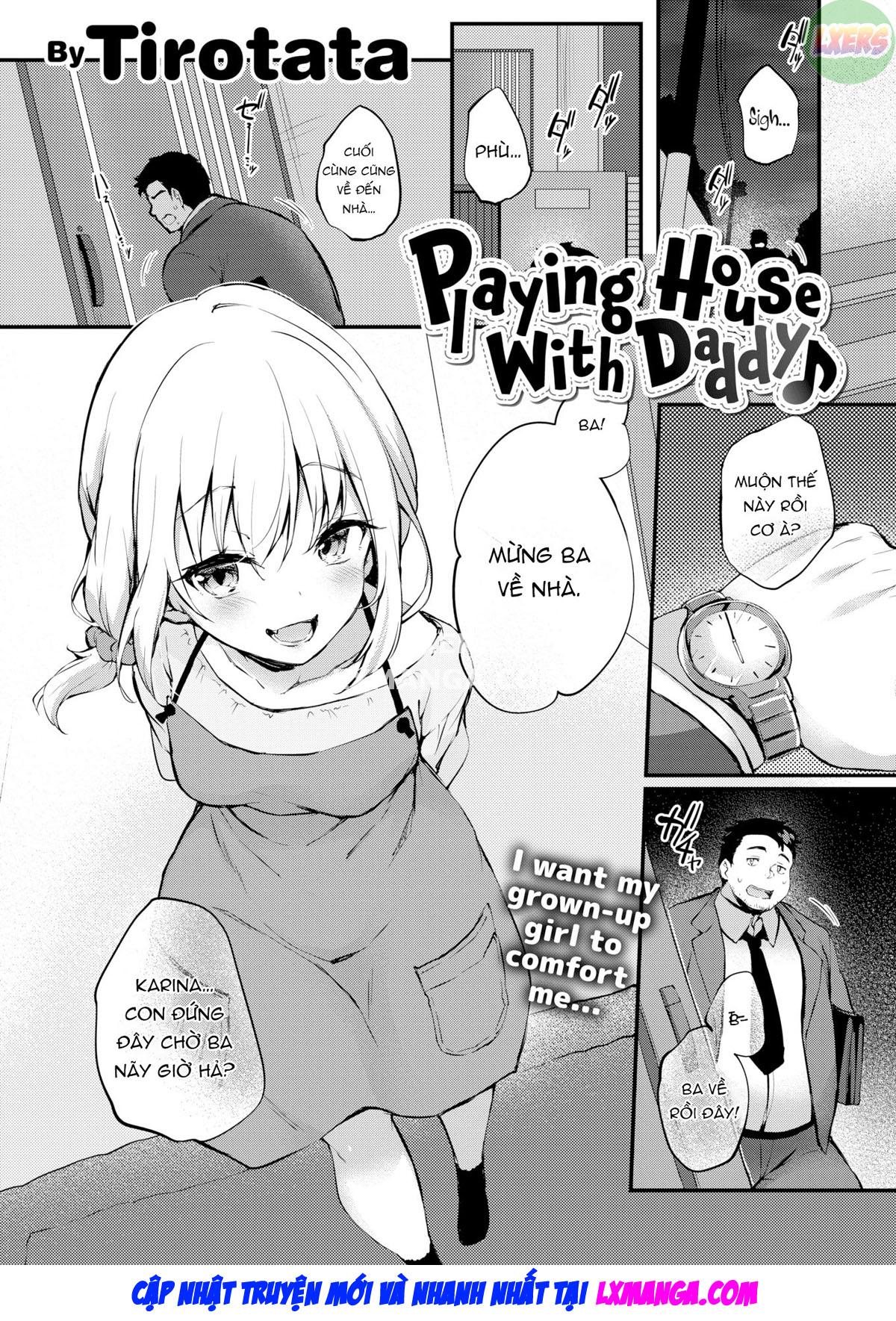 Playing House With Daddy Oneshot - Page 4