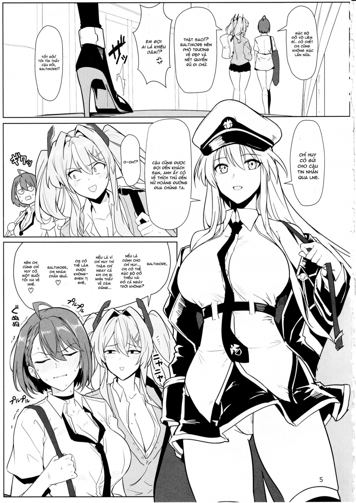 Race Queen na Enterprise to Baltimore to Sukebe suru Hon Oneshot - Page 6