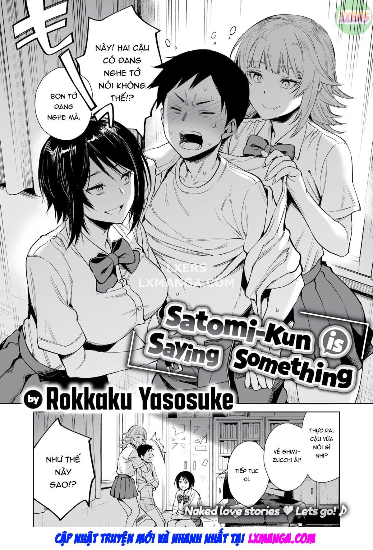 Satomi-kun is Saying Something Oneshot - Page 5