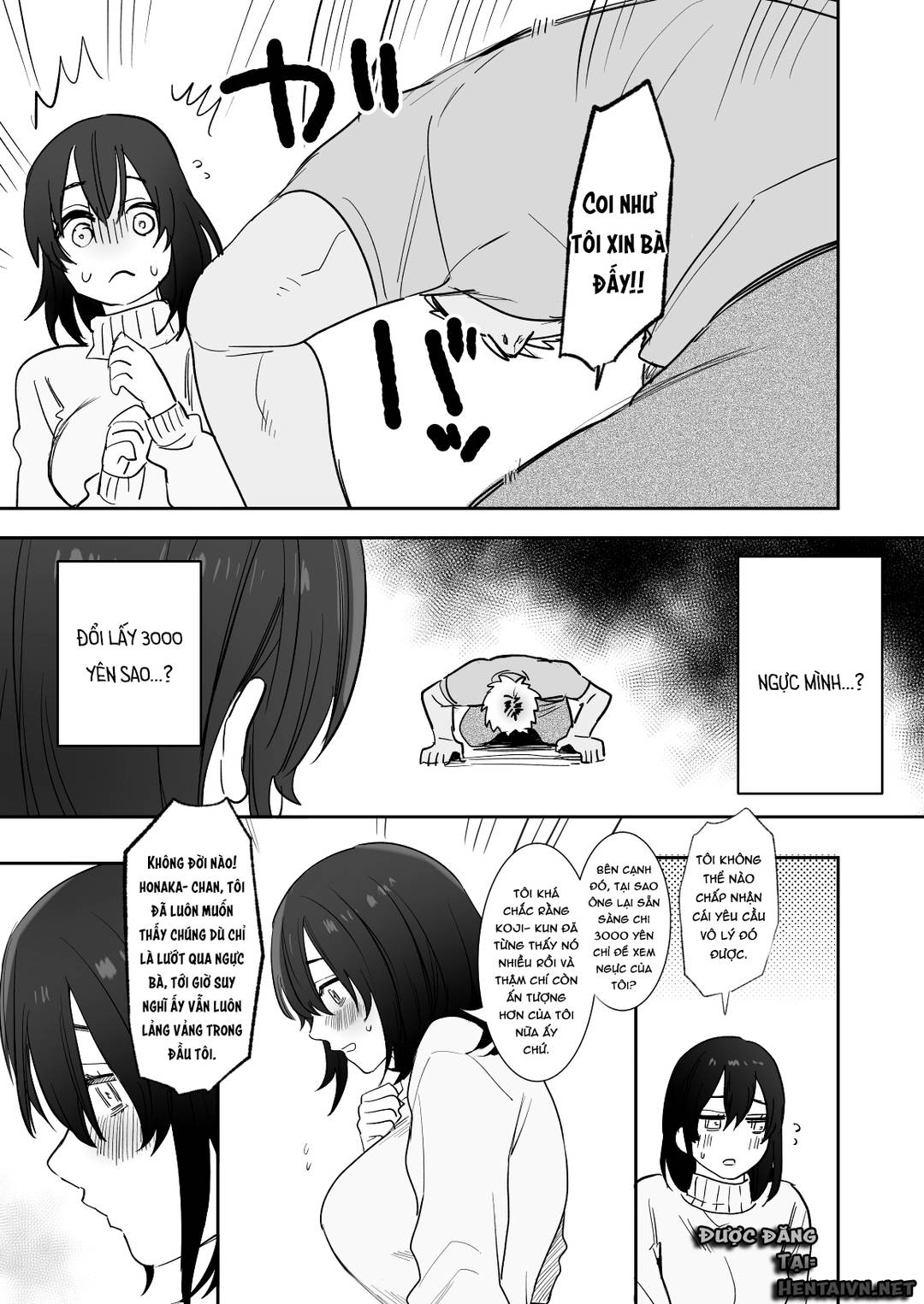 〇sen-yen de Oppai Misete Oneshot - Page 14