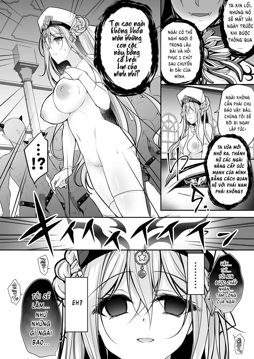 Sennou Sareta Seijo wa Nikubenki ni Job Change shite Shiawase desu Oneshot - Page 14