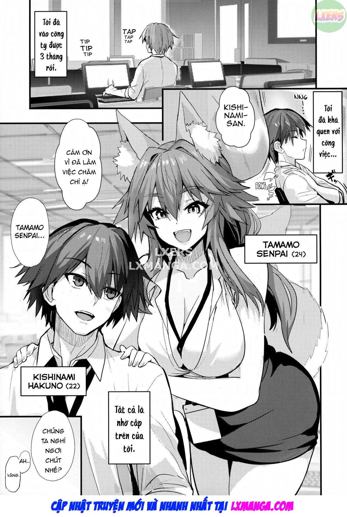 Senpai Office Worker Tamamo Oneshot - Page 5