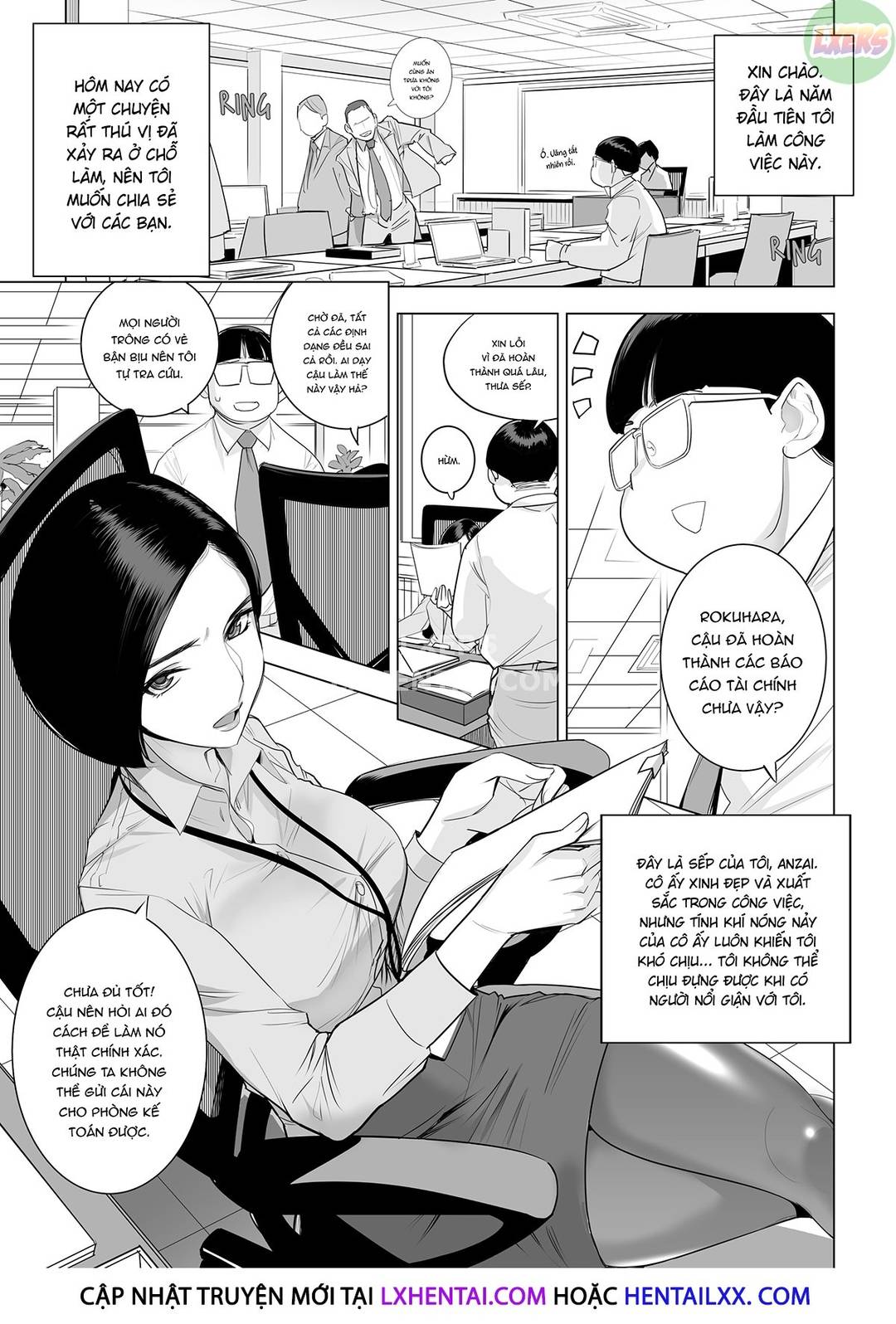 Sếp nữ bị thuyết phục Ch. 1 - Page 3