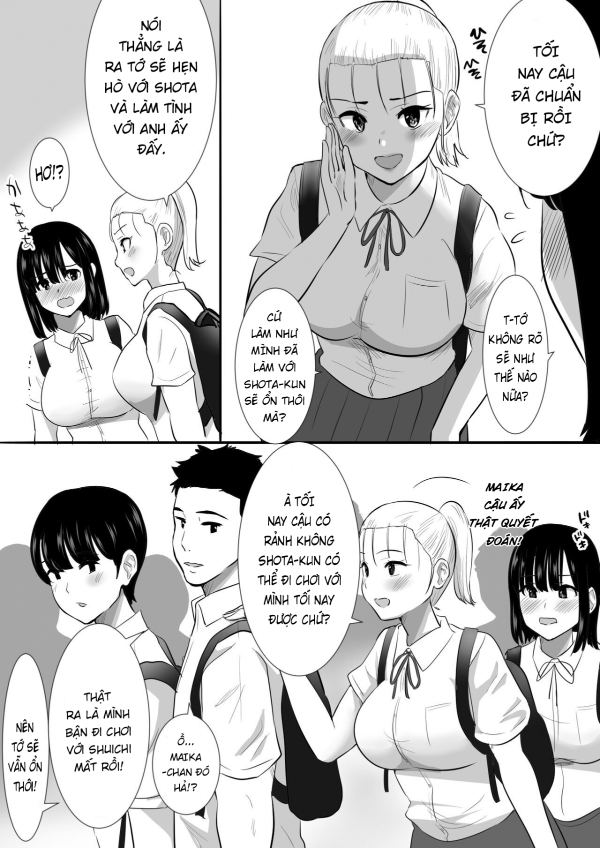 Shuugaku Ryokouchuu ni Mikkai ga Bare Hansei Beya de Seikatsu Shidou ni Netorare Oneshot - Page 6