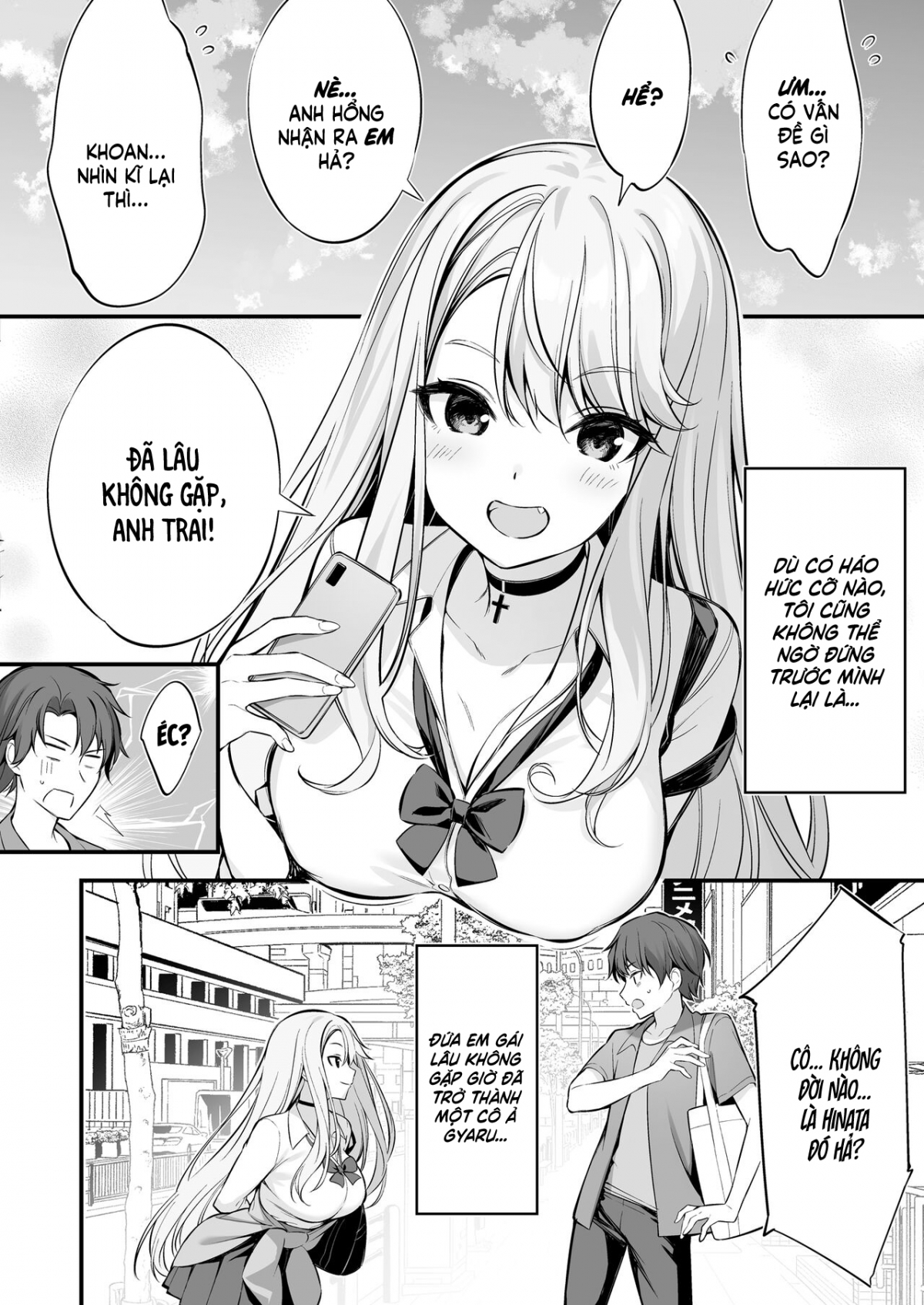 SNS de Deatta no wa Gyaru-ka shita Imouto Deshita Oneshot - Page 3