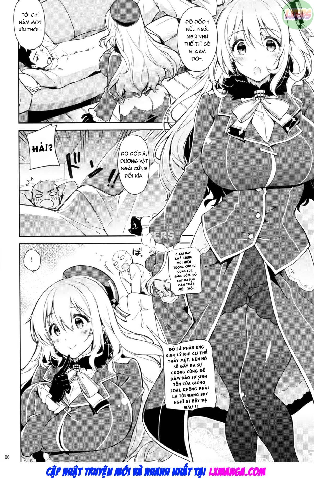 Softly Swaying Heavy-Cruiser Atago Oneshot - Page 7