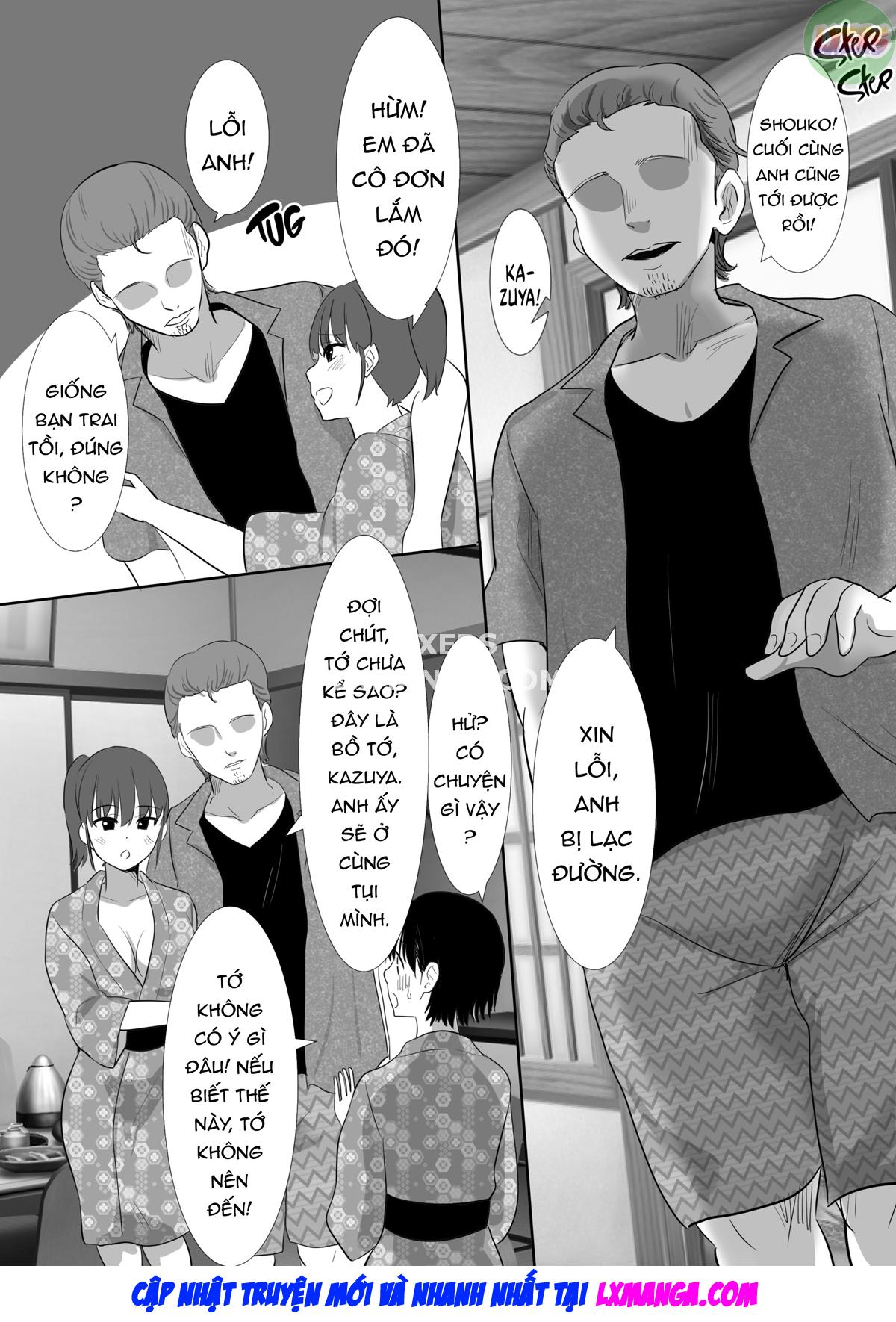 Taken at the Hot Spring - My Busty Honey and Her Pal's Hung Boyfriend Chapter 1 - Page 13