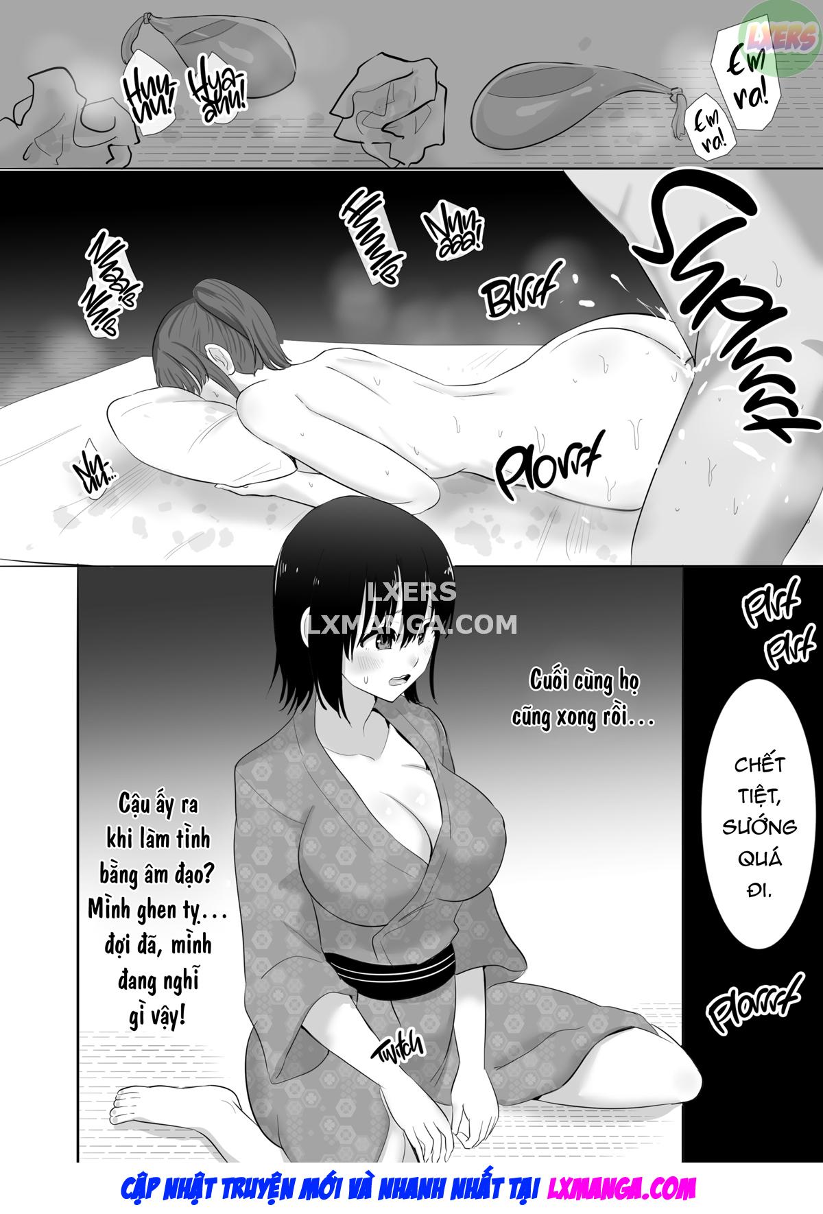 Taken at the Hot Spring - My Busty Honey and Her Pal's Hung Boyfriend Chapter 1 - Page 16