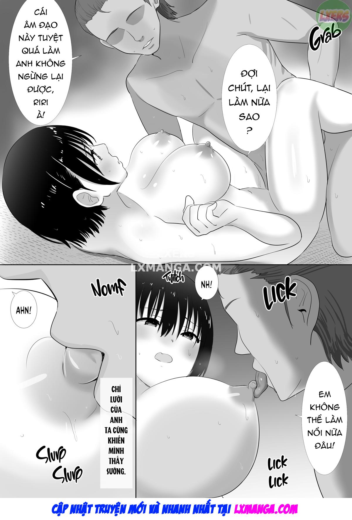 Taken at the Hot Spring - My Busty Honey and Her Pal's Hung Boyfriend Chapter 2 END - Page 7