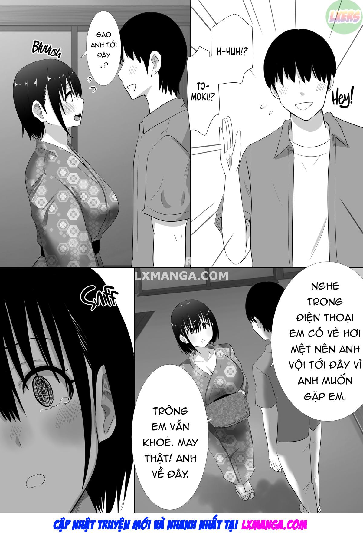 Taken at the Hot Spring - My Busty Honey and Her Pal's Hung Boyfriend Chapter 2 END - Page 16