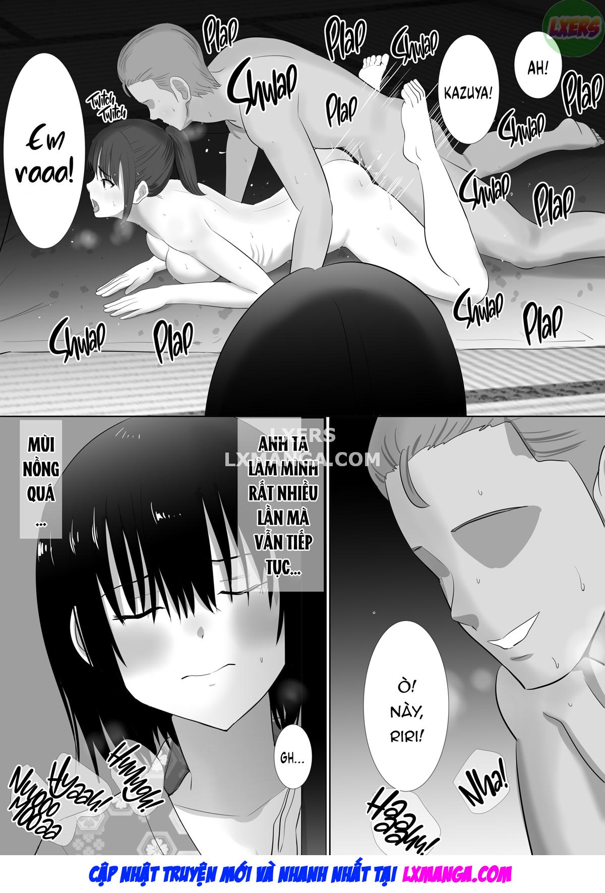 Taken at the Hot Spring - My Busty Honey and Her Pal's Hung Boyfriend Chapter 2 END - Page 21