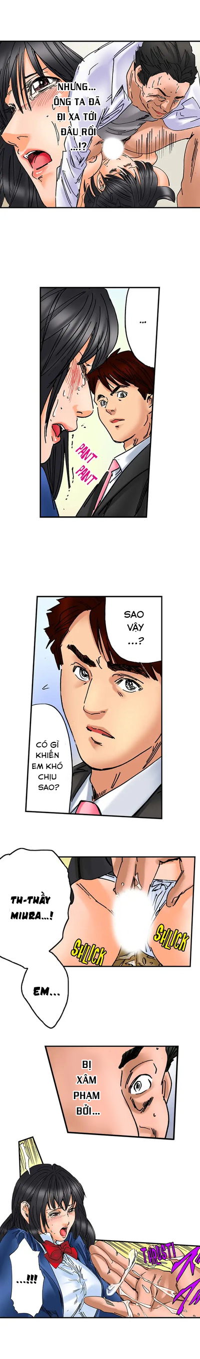 Tên cha dượng có mưu đồ với cô con gái. Chapter 10 - Page 12