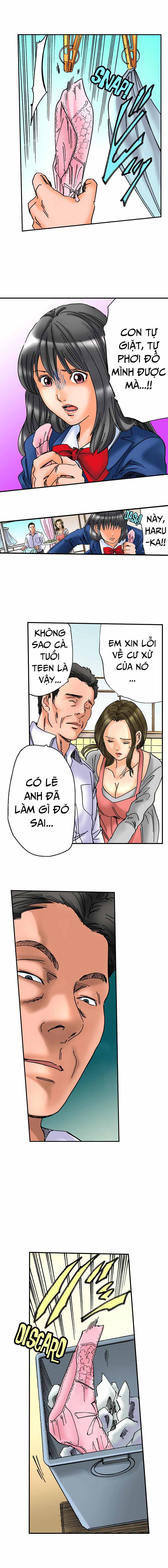 Tên cha dượng có mưu đồ với cô con gái. Chapter 3 - Page 5