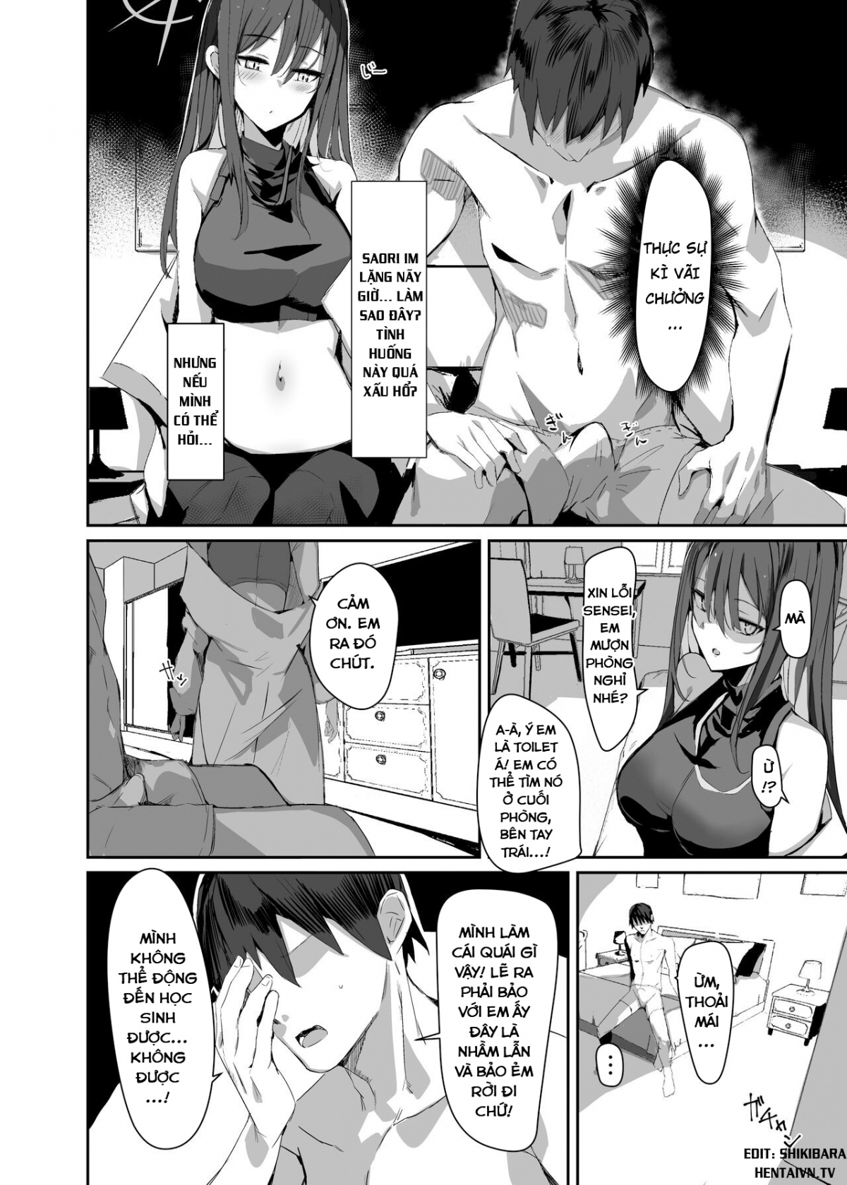 The Book Where I Hired A Sex Worker But Then Saori Showed Up And Just Like That We Had Sex Oneshot - Page 8