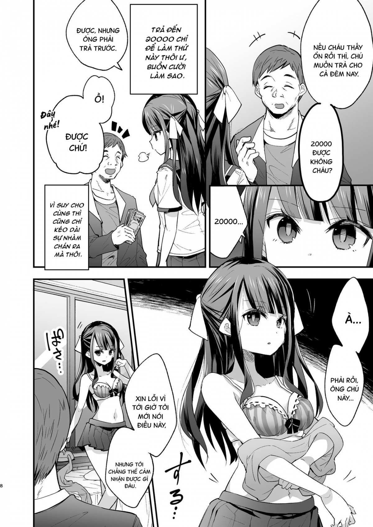 The day when the serious girl lost against the Oji-san Oneshot - Page 9