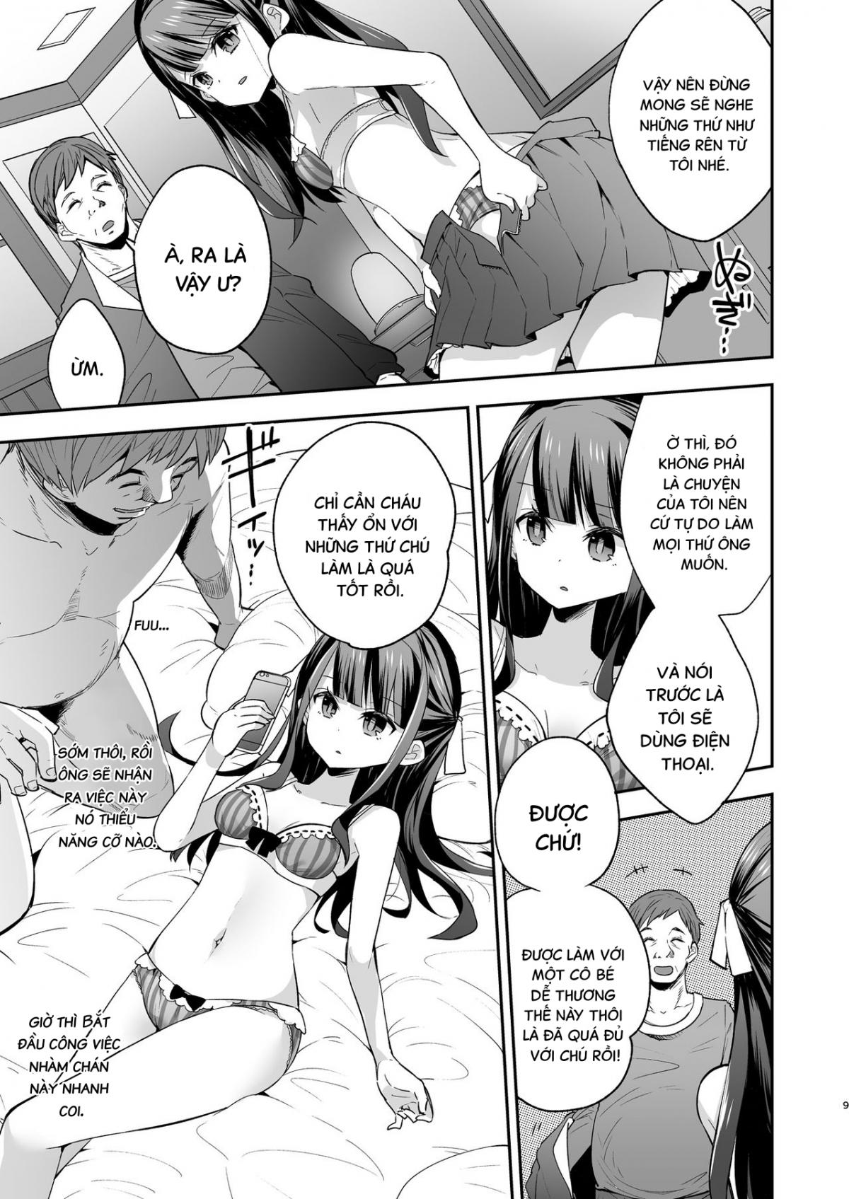 The day when the serious girl lost against the Oji-san Oneshot - Page 10