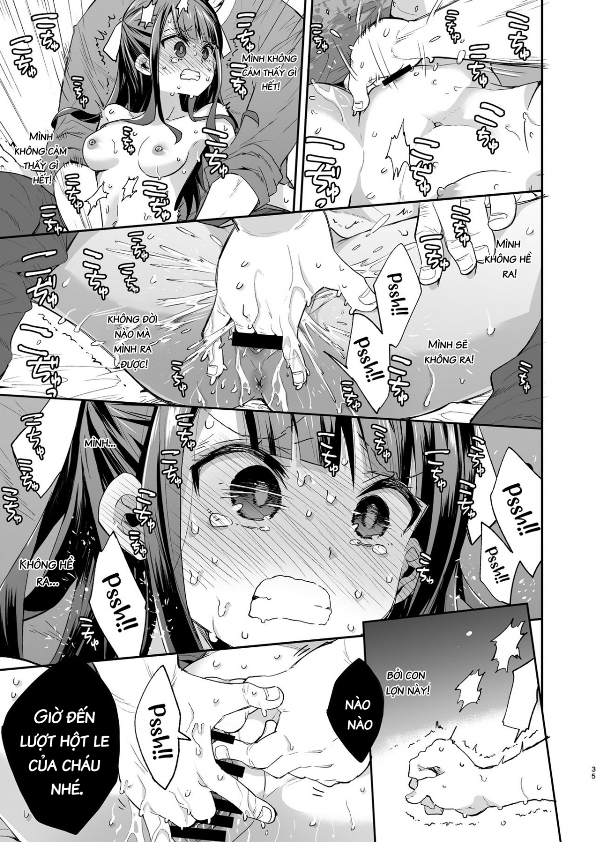 The day when the serious girl lost against the Oji-san Oneshot - Page 36