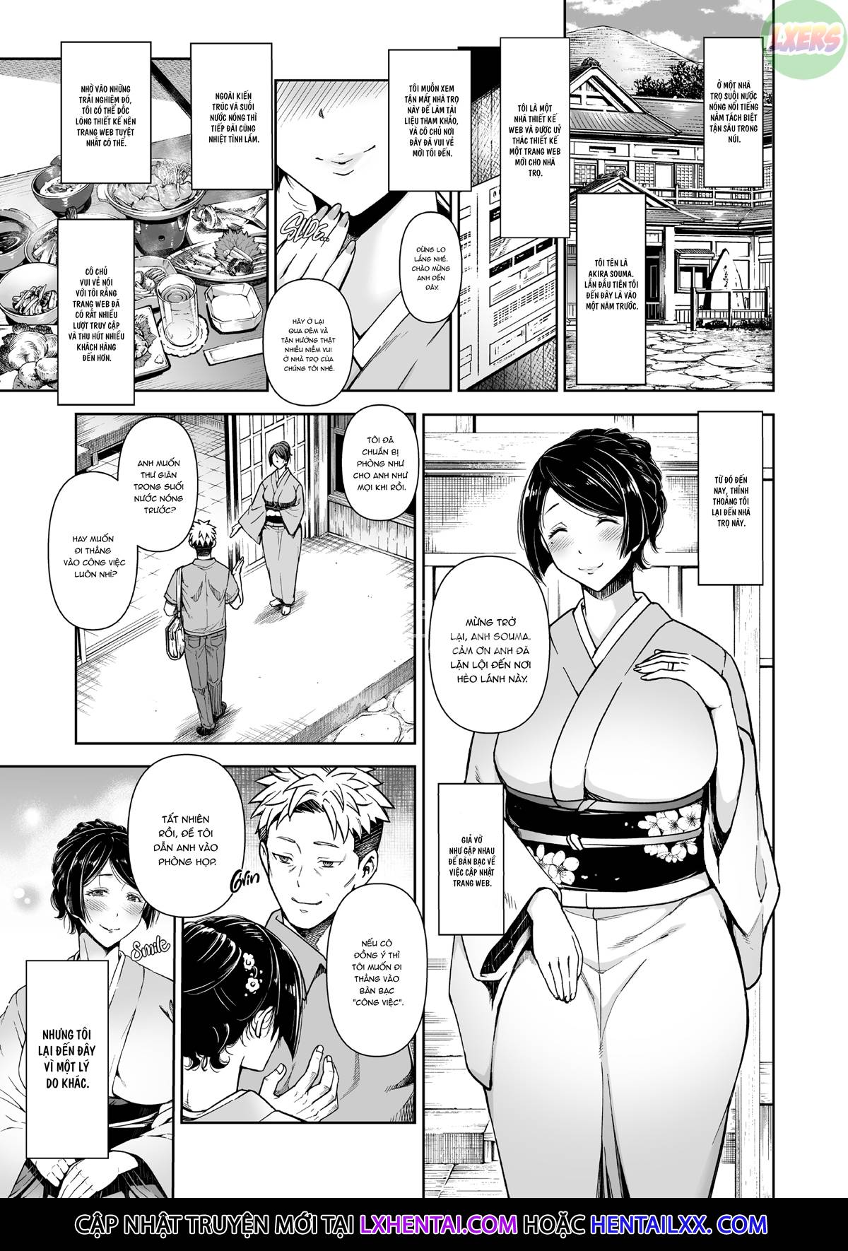 The Hostess of This Esteemed Hot Springs is a Shameless Sex Addict Chap 1 - Page 5