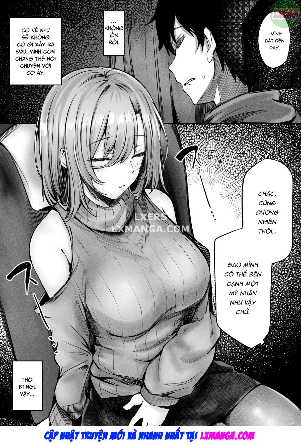 The Lady Next To Me Was Too Lewd I Masturbated And She Secretly Helped Me Out Oneshot - Page 10