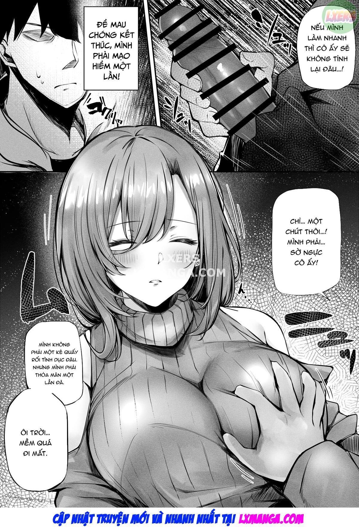 The Lady Next To Me Was Too Lewd I Masturbated And She Secretly Helped Me Out Oneshot - Page 13