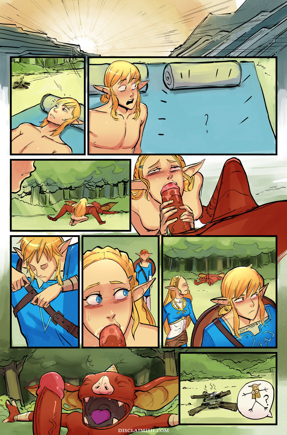 The Legend of Zelda: Breath of Bokoblin Cock Chap 1 - Page 10