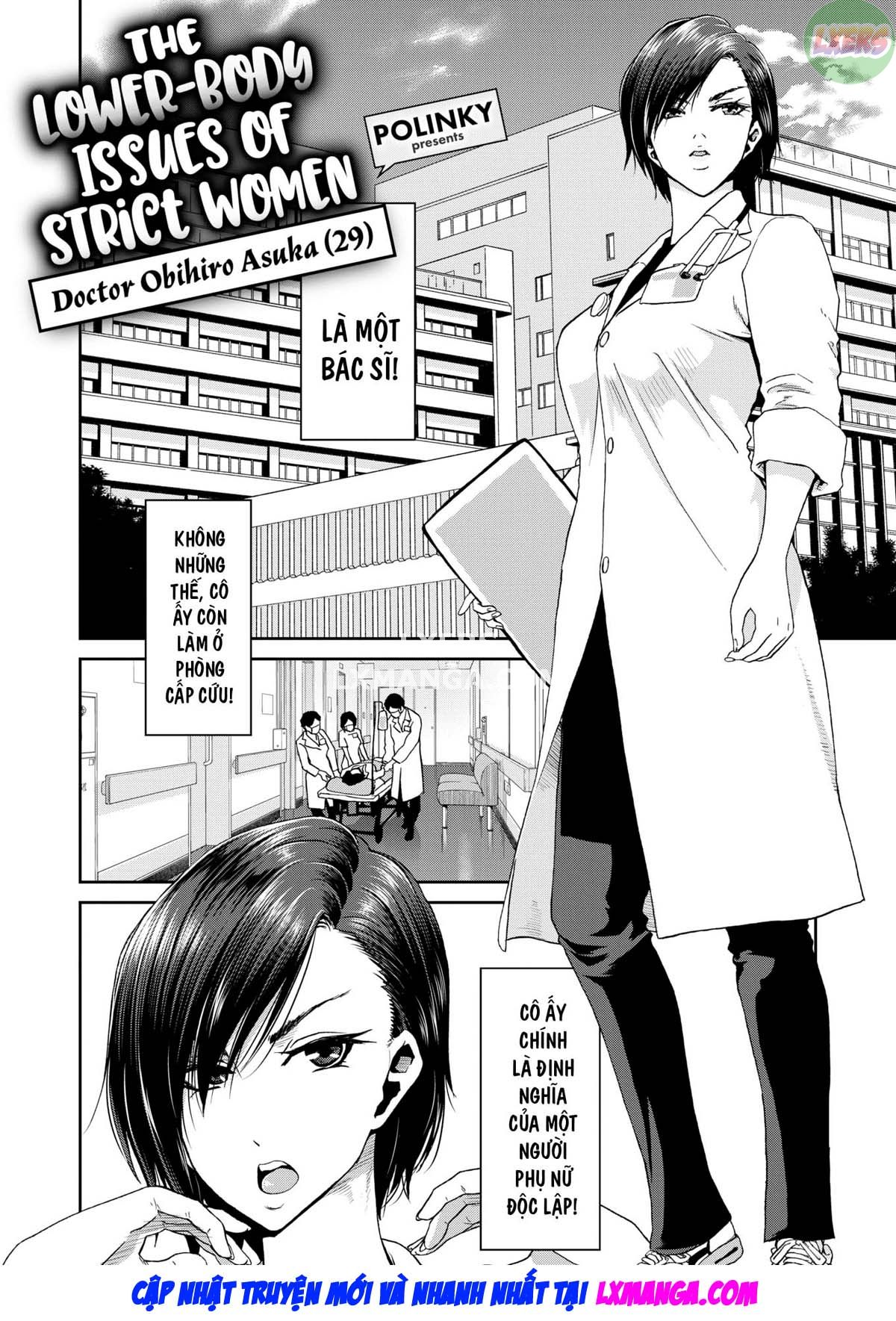 The Lower-Body Issues of Strict Women - Doctor Obihiro Asuka Oneshot - Page 5