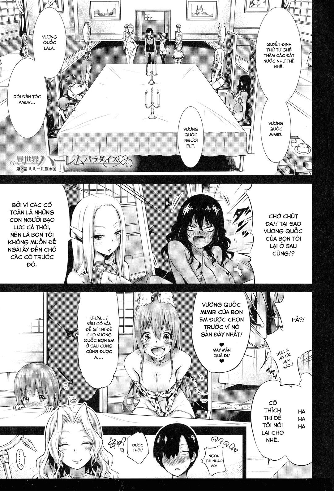 Thiên đường harem ở thế giới khác Part 1 - Chap 3-B - Page 2