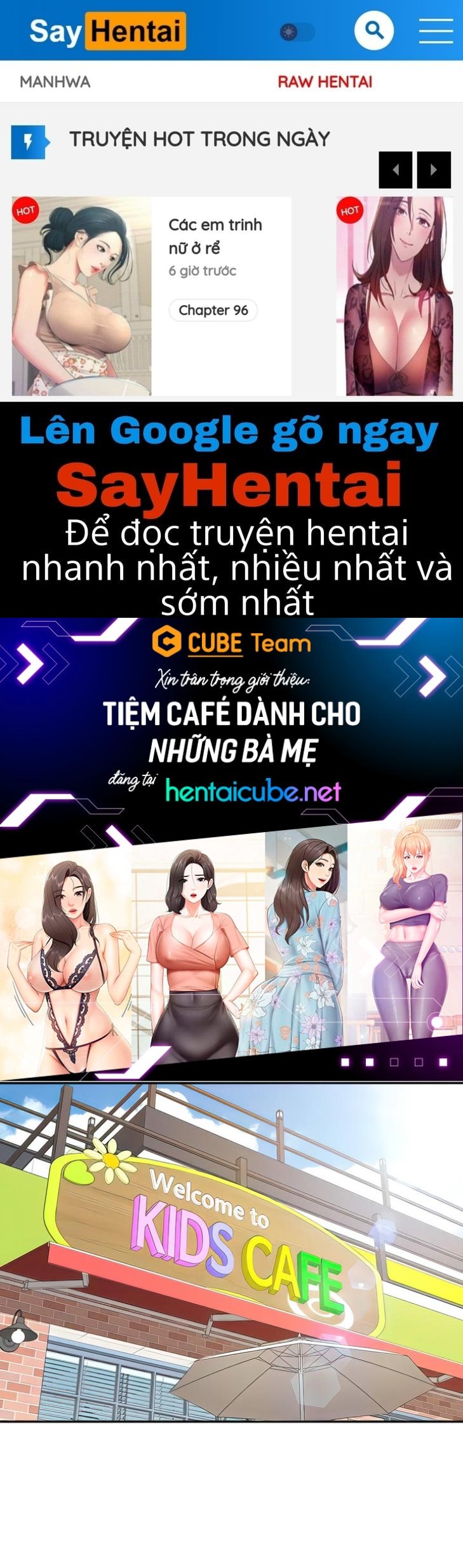 Tiệm cafe dành cho những bà mẹ Ch. 82 - Page 1