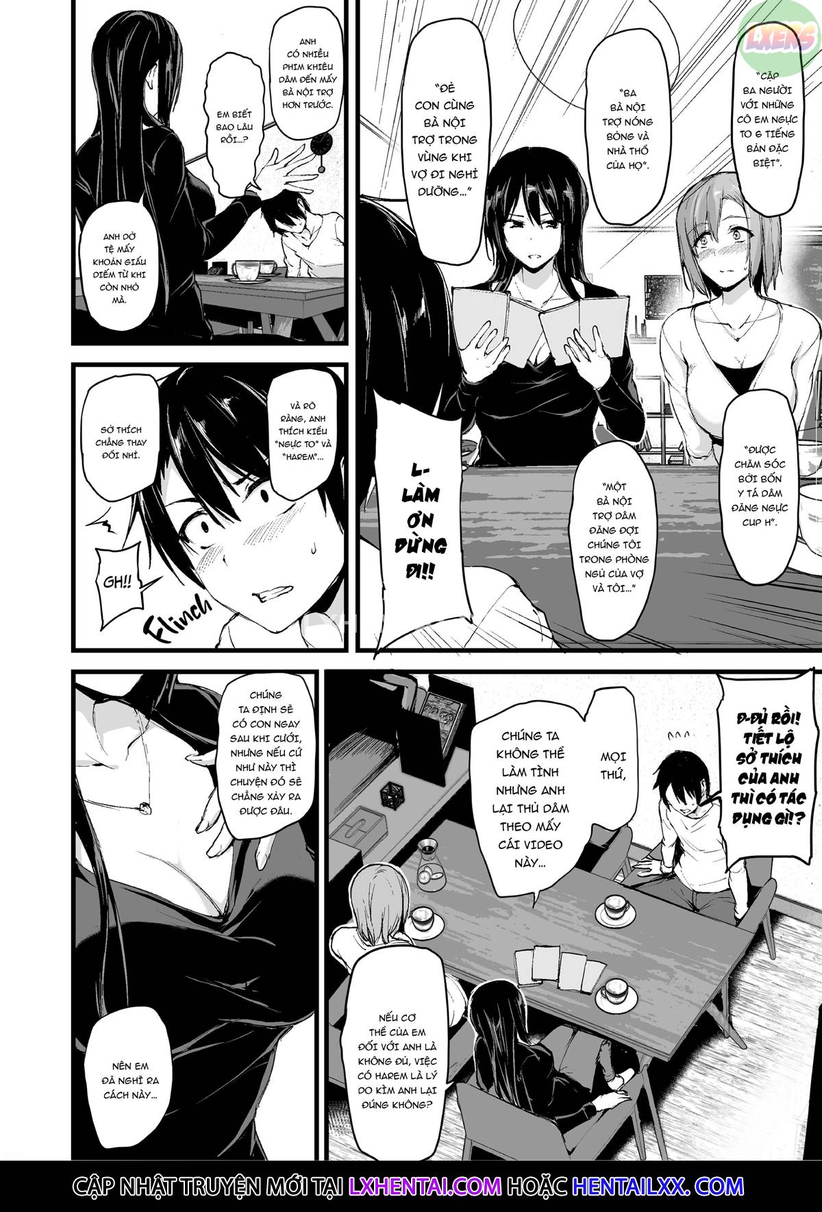 Tôi Không Cương Nổi Nên Vợ Tôi Mang Bạn Cô Âý Tới Oneshot - Page 9