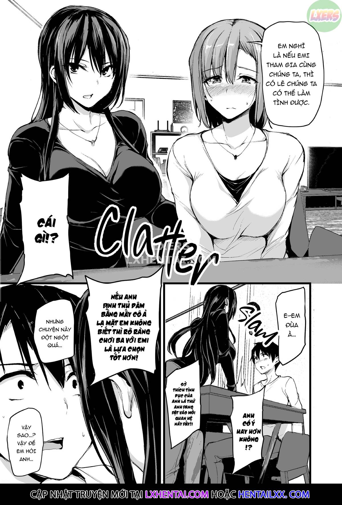 Tôi Không Cương Nổi Nên Vợ Tôi Mang Bạn Cô Âý Tới Oneshot - Page 10