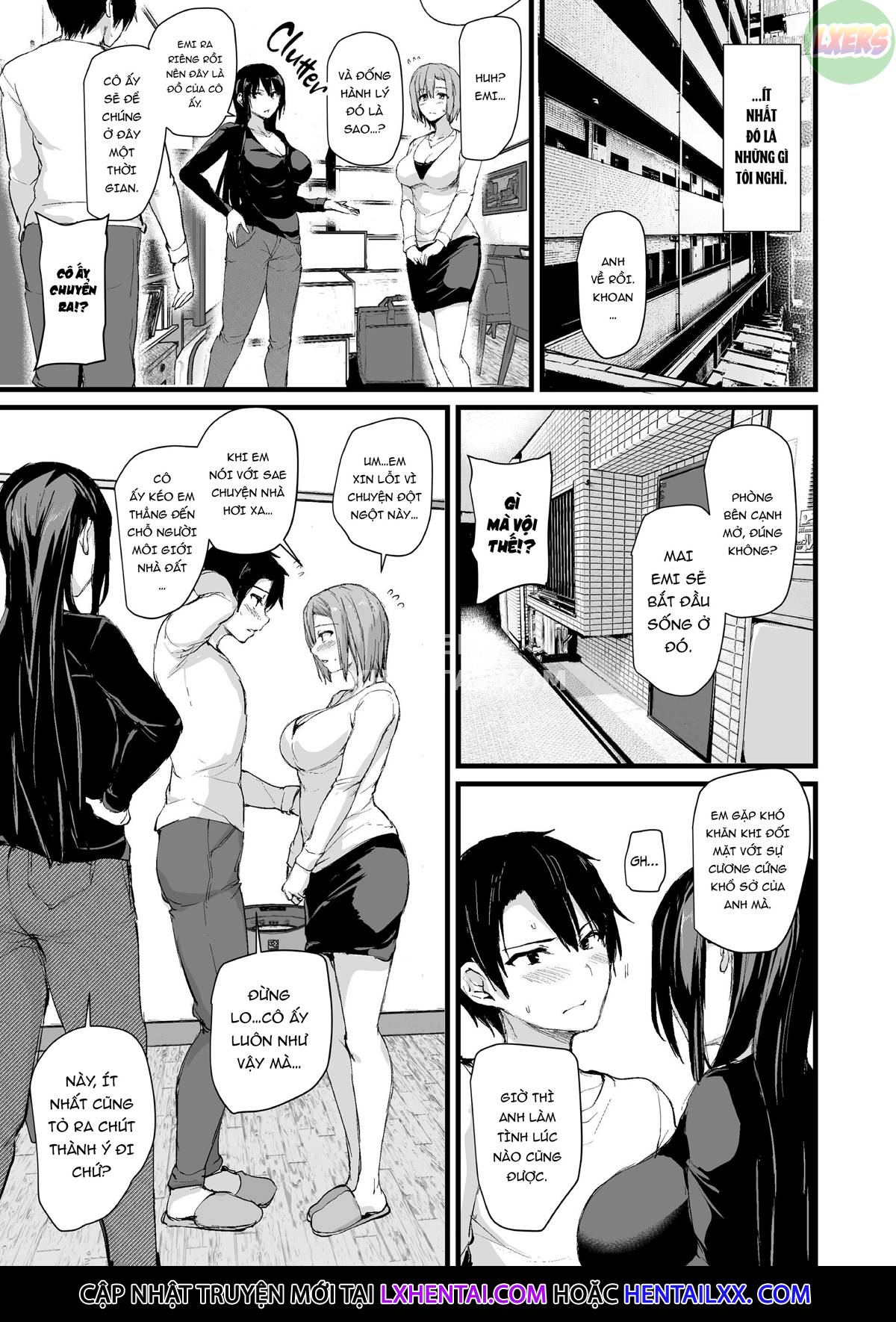 Tôi Không Cương Nổi Nên Vợ Tôi Mang Bạn Cô Âý Tới Oneshot - Page 58