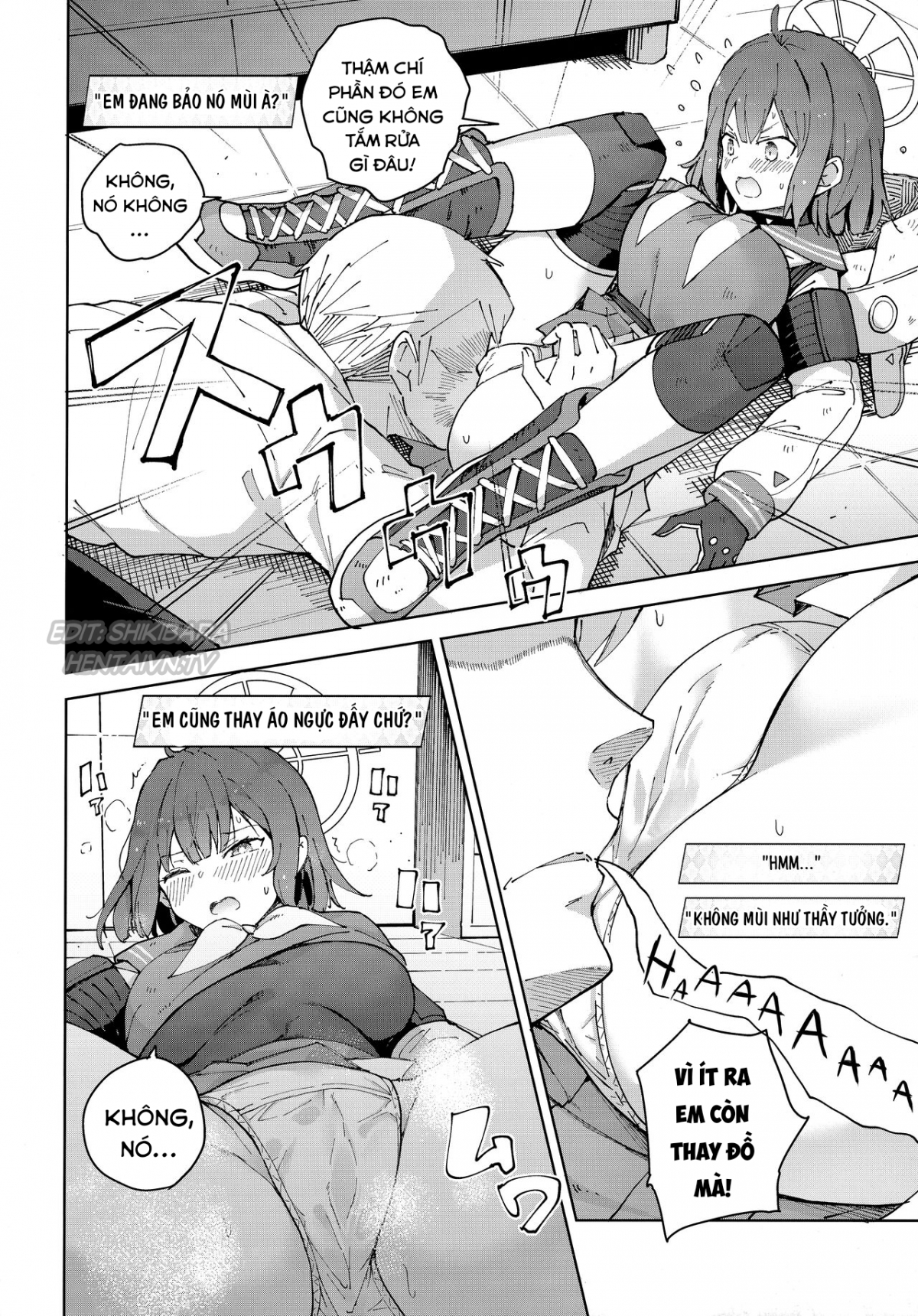 Tôi nứng sau khi ngửi mùi của Saki. (Blue Archive) Oneshot - Page 12