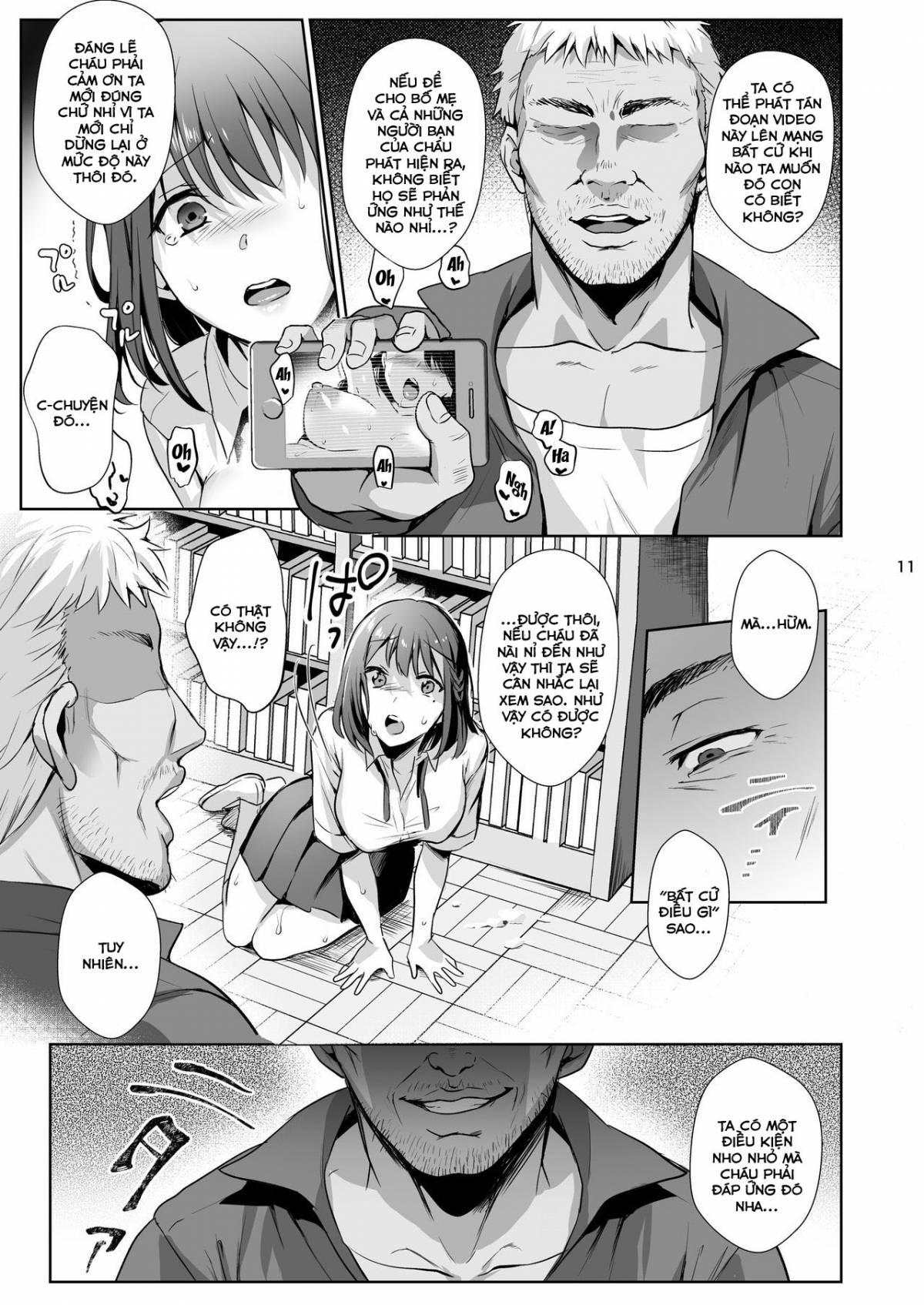 Toshoshitsu no Kanojo ~Seiso na Kimi ga Ochiru made Chapter 2 - Page 12