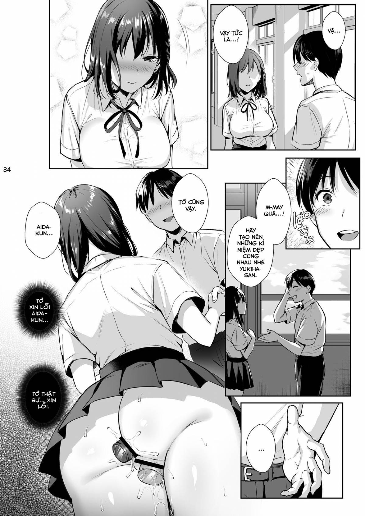 Toshoshitsu no Kanojo ~Seiso na Kimi ga Ochiru made Chapter 2 - Page 35