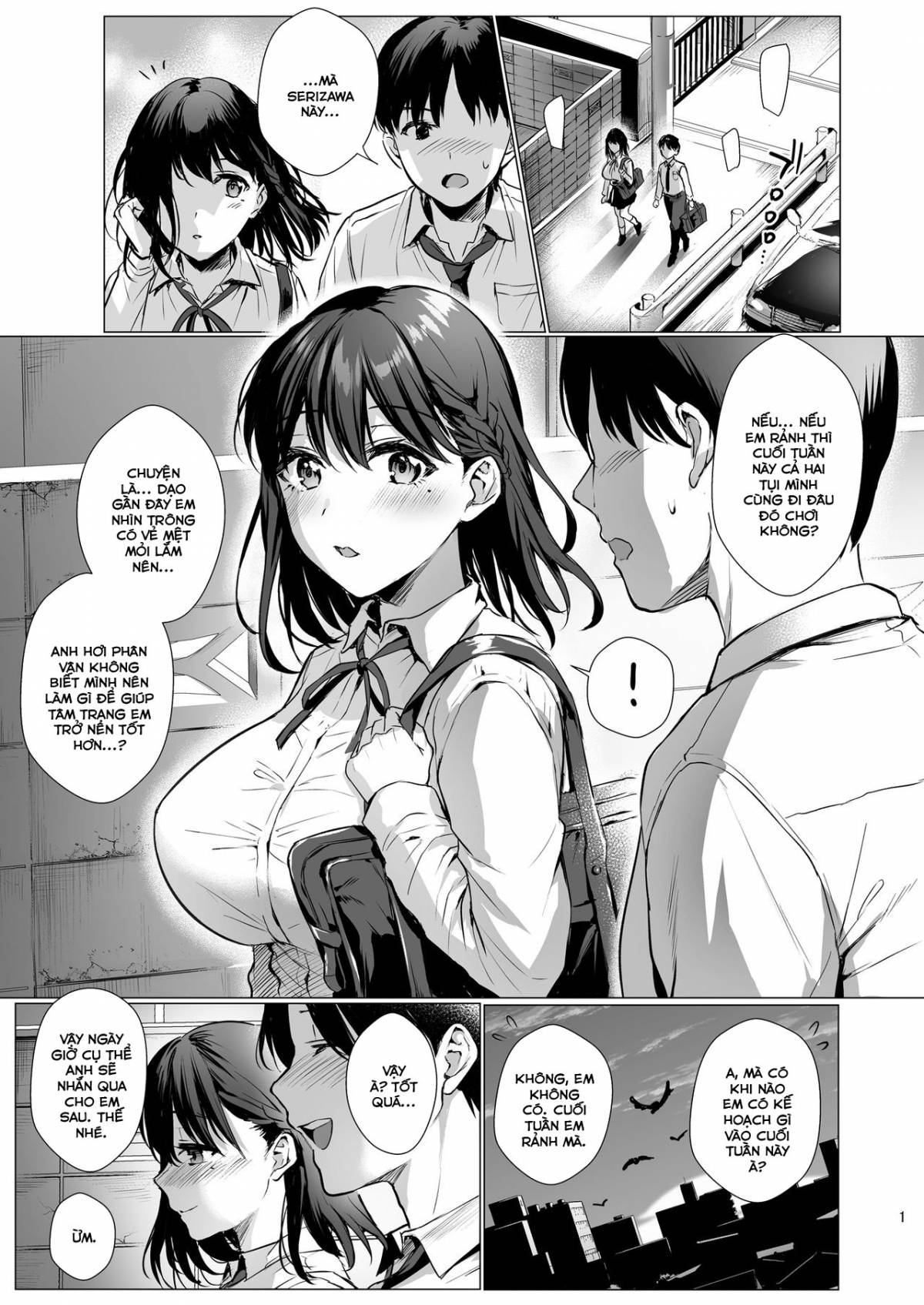 Toshoshitsu no Kanojo ~Seiso na Kimi ga Ochiru made Chapter 3 - Page 2