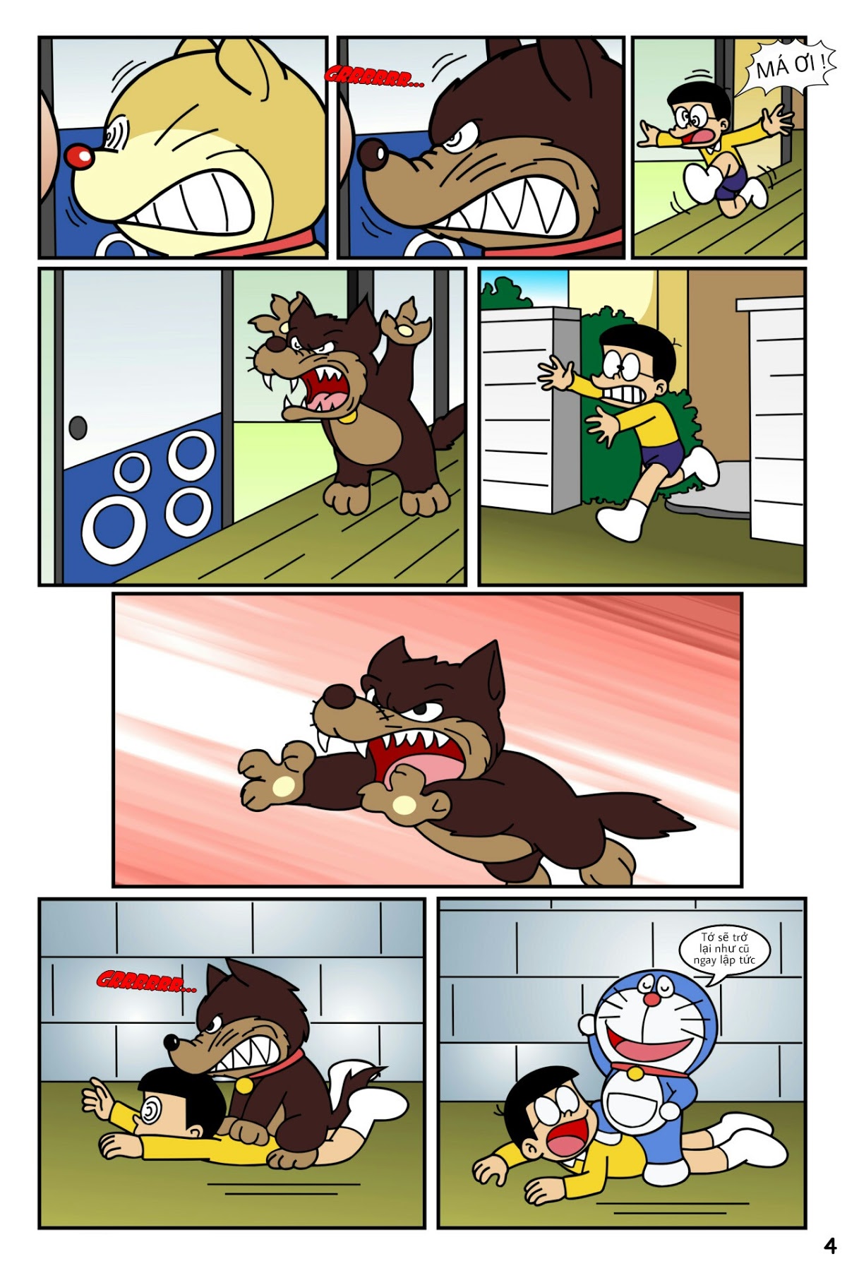 Tuyển Tập Doraemon Doujinshi 18+ Chap 19- Kem chó sói 1 - Page 6